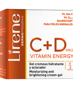 LIRENE C+D PRO VITAMIN ENERGY MOISTURIING AND BRIGHTENING CREAM-GEL(DIA NOCHE)