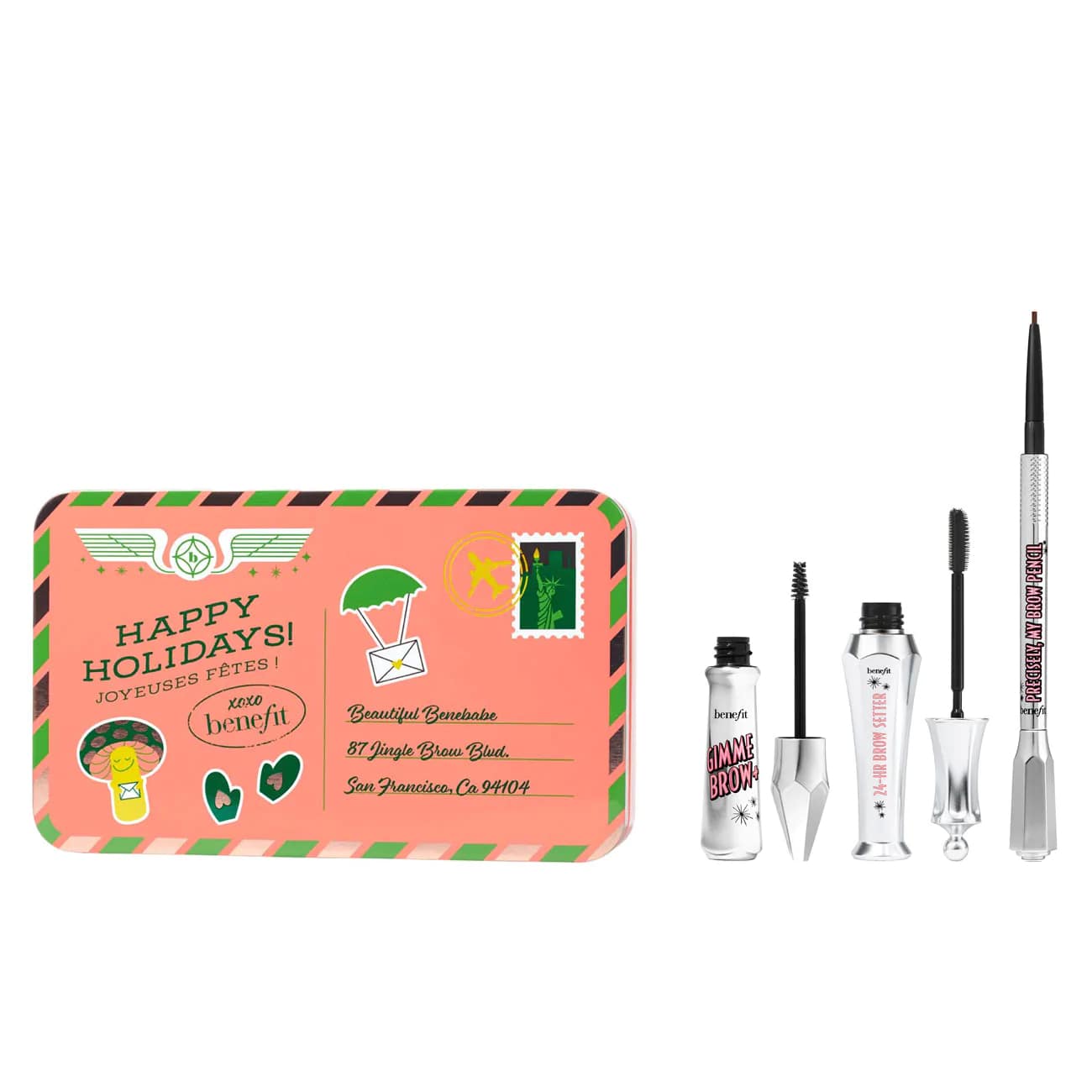 Benefit Jolly Brow Bunch Set 4 Holiday 2022 Brow | Brows