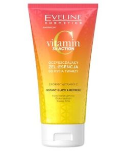EVELINE VITAMIN C 3X ACTION PURIFYING FACE CLEANSING GEL-ESSENCE 150ML